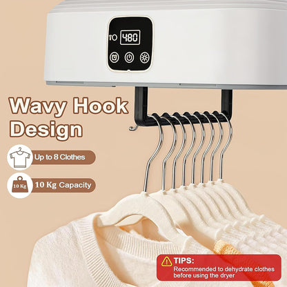 Portable Smart Clothes Dryer & UV Sterilizer with Digital Display