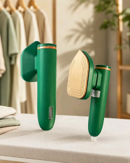 Mini Portable Steam Iron – 2-in-1 Dry & Wet Iron for Clothes