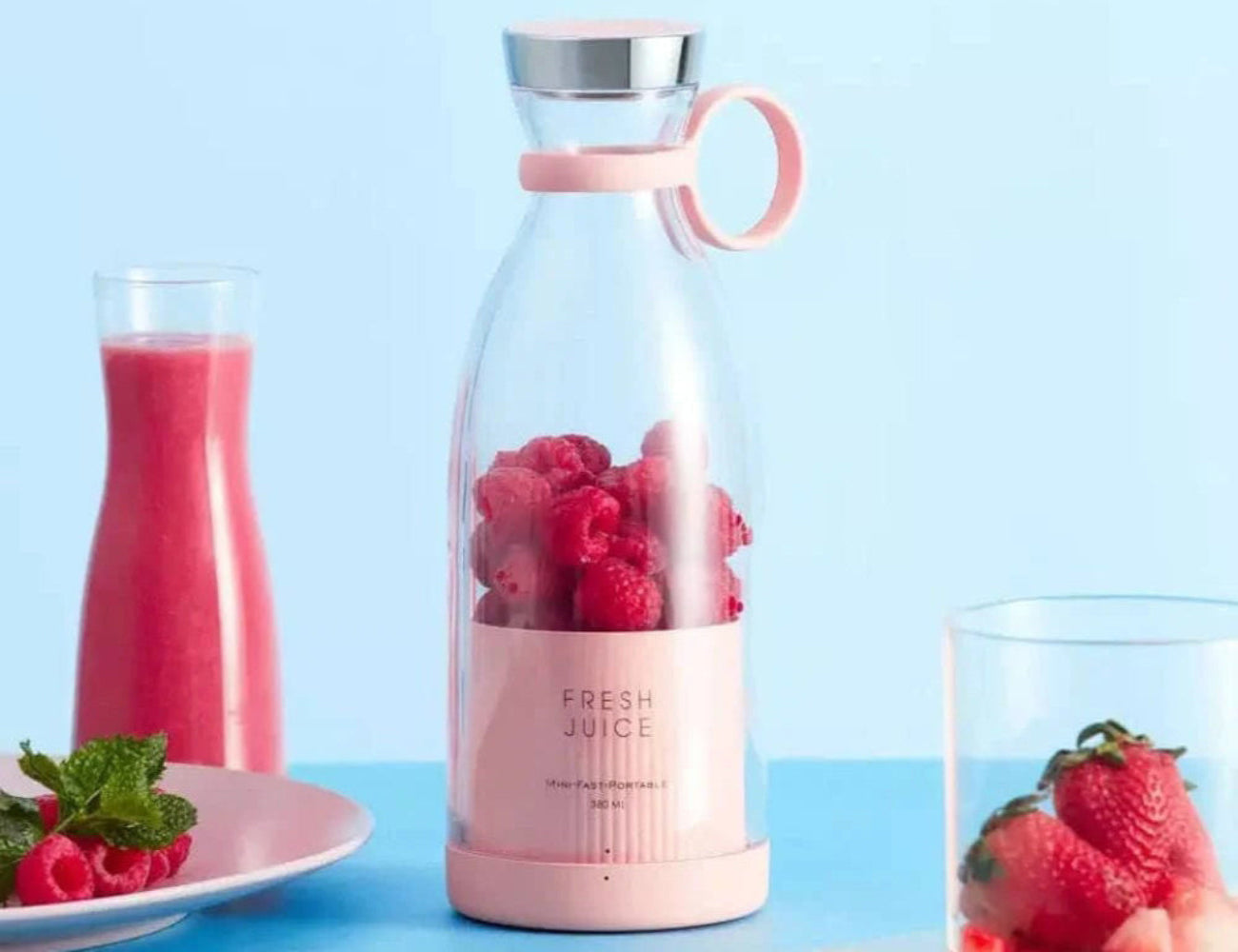 Portable USB Electric Juicer Mixer (420 ml)