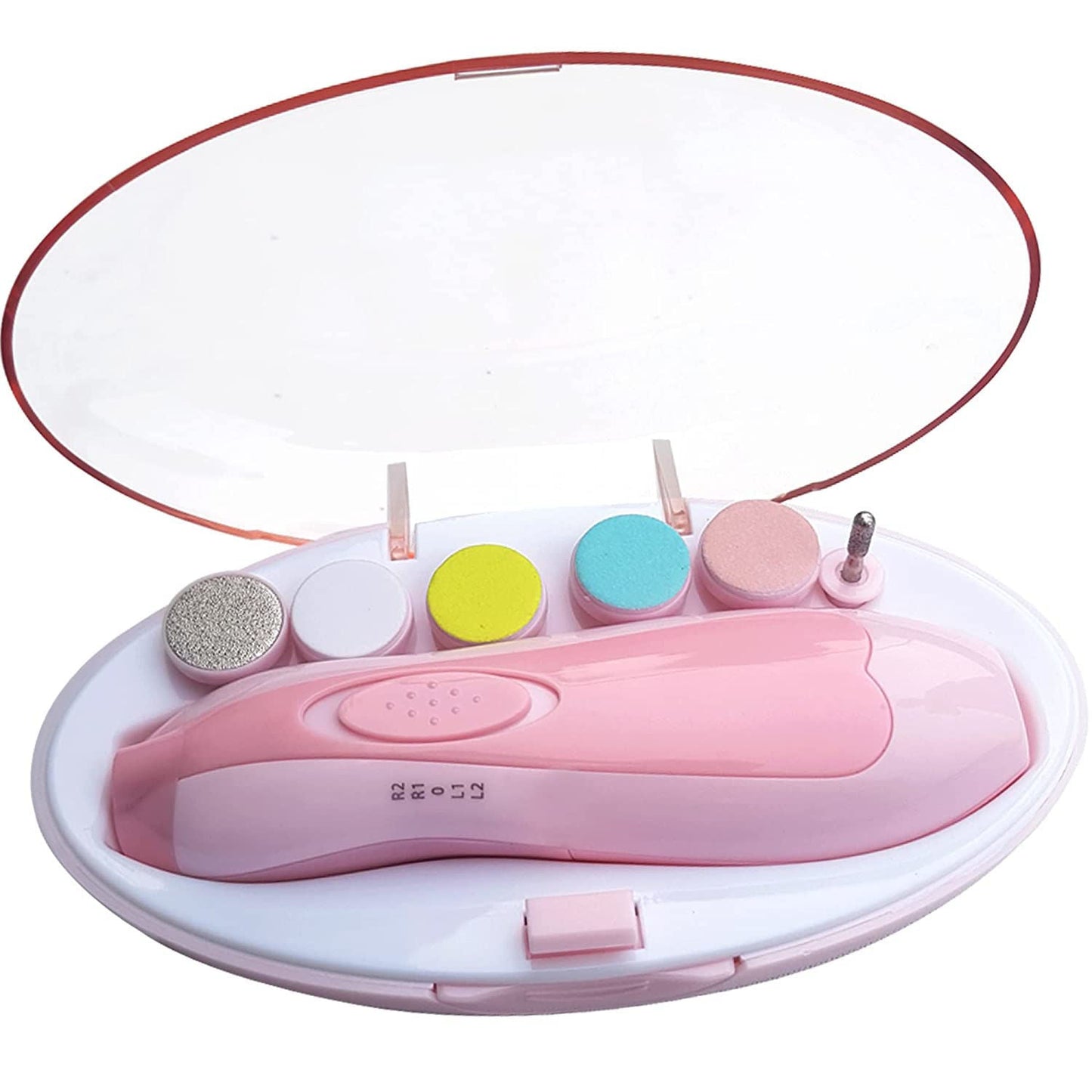Electric Baby Nail Trimmer – 6-in-1 Gentle Nail File