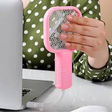 Mini USB Rechargeable Mosquito Racket – 2-in-1 Handheld Fly Zapper & UV Trap